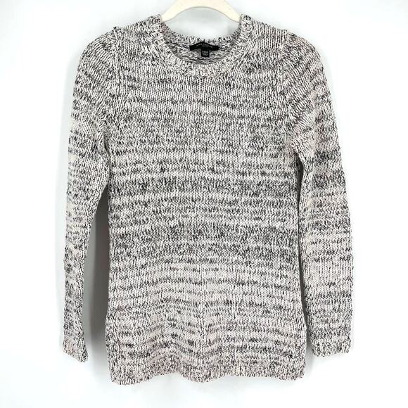 Ann Taylor Wool Blend Black and White Knit Sweater Size XXSP - Picture 2 of 5